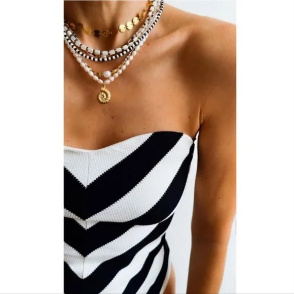 Zara Striped Barbie™ Mattel Swimsuit - Picture 11 of 16